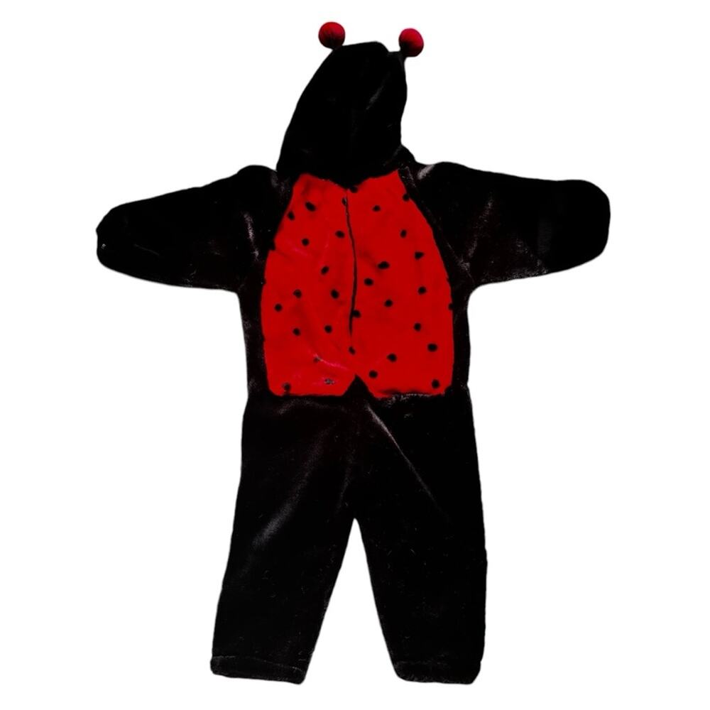 Ladybug kids full body faux fur Halloween costume size medium - Picture 3 of 9